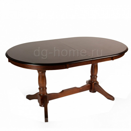 стол деревянный europa раскладной коричневый в Нижневартовске
