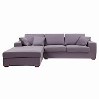 диван reid chaise угловой модульный фиолетовый в Нижневартовске