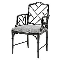 обеденный стул с подлокотниками infinity от eichholtz серый в Нижневартовске