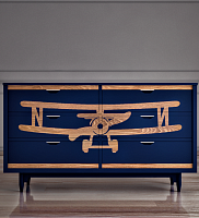 комод с самолетом travel синий в Нижневартовске