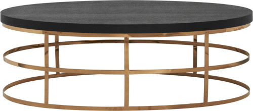 стол журнальный pillar 120 см черный, золотой в Нижневартовске