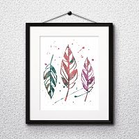 постер перья а4 в Нижневартовске