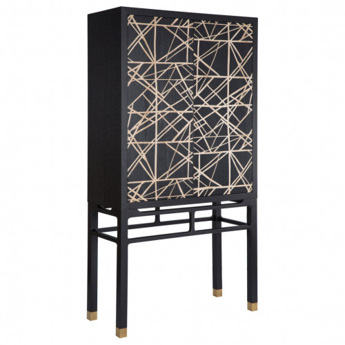 комод hf16121 черный в Нижневартовске