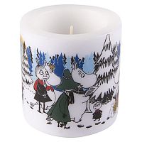 свеча большая moomin зимний лес, 8 см в Нижневартовске