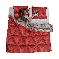 постельное белье оригами красный (200*220) в Нижневартовске