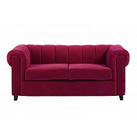 диван kartell прямой двухместный темно-розовый в Нижневартовске