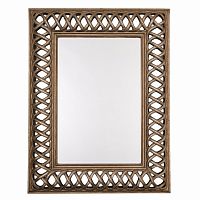 зеркало прямоугольное настенное латунь cross stitch framed в Нижневартовске