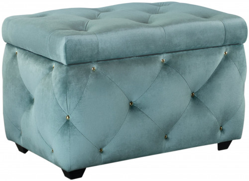 сундук leset classic-е64 велюр yd-25b бирюзовый/ножки пластик в Нижневартовске