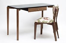 рабочий стол alfa compact с черной столешницей и 1 ящиком в Нижневартовске