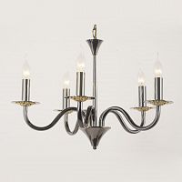 подвесная люстра lucia tucci messina 1890.5 glossy black в Нижневартовске