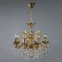 подвесная люстра ambiente leon 2128/8 wp new leaf в Нижневартовске