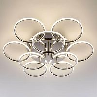 потолочная светодиодная люстра eurosvet impulse 90069/9 хром в Нижневартовске
