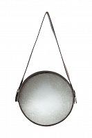 зеркало на ремне круглое металлическое диаметр 38 см iron and rope round в Нижневартовске