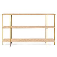 стеллаж florian gold светлый дуб в Нижневартовске