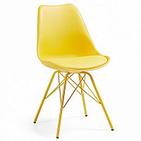 cтул lars желтый с металлическими ножками от la forma (ex julia grup) в Нижневартовске