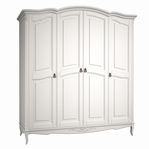 шкаф 4 двери aletan-provence слоновая кость, эффект старения в Нижневартовске