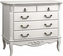 комод 5 ящиков aletan-provence слоновая кость, эффект старения в Нижневартовске