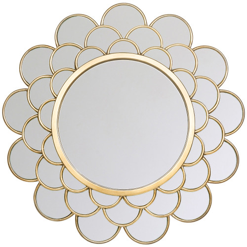 зеркало золотое круглое в фигурной раме вега в Нижневартовске