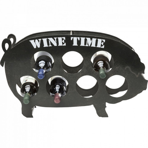 стеллаж для бутылок piggy черный в Нижневартовске