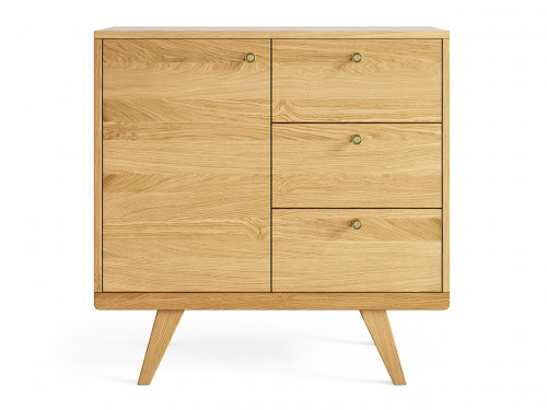 мини-комод thimon натуральный дуб фасады шпон в Нижневартовске