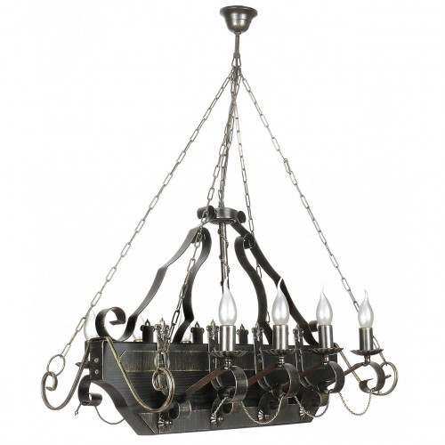 люстра дизайнерская dropped коричневая в Нижневартовске