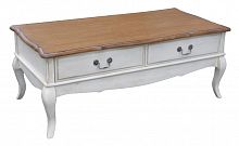 стол журнальный с двумя ящиками mobilier de maison белый в Нижневартовске