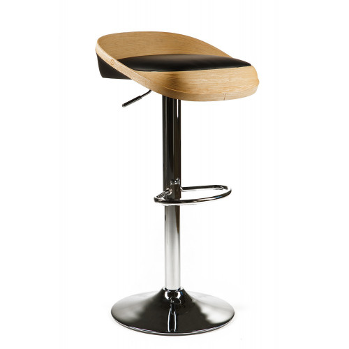 стул барный lou черный, хром в Нижневартовске