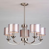 подвесная люстра eurosvet diana 60067/5 сатин-никель серебро в Нижневартовске