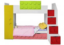 кровать детская двухъярусная с дополнительным спальным местом правая леголенд в Нижневартовске