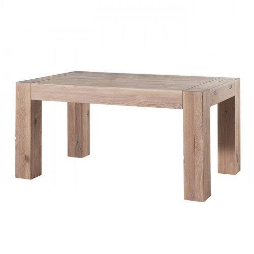 стол bjorn 200 отбеленный дуб, белый в Нижневартовске