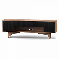 тумба тв telly темная с рисунком на фасадах полоска в Нижневартовске