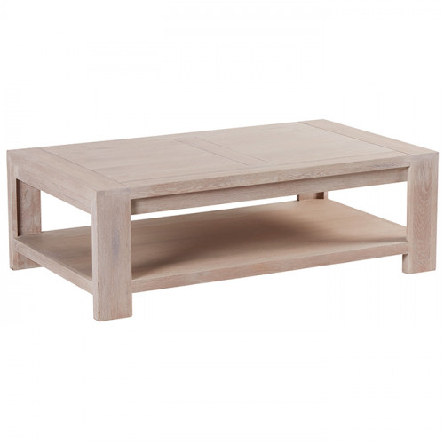 стол журнальный 120 manufactura отбеленный дуб, белый в Нижневартовске