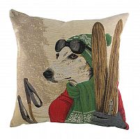 подушка с картинкой ski dogs greyhound в Нижневартовске