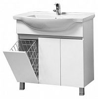 тумба для ванной комнаты с раковиной акваль афина 86 (86.00.01.n), умывальник арктик-л-85 в Нижневартовске