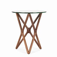 стол кофейный triple x высота 56 коричневый в Нижневартовске