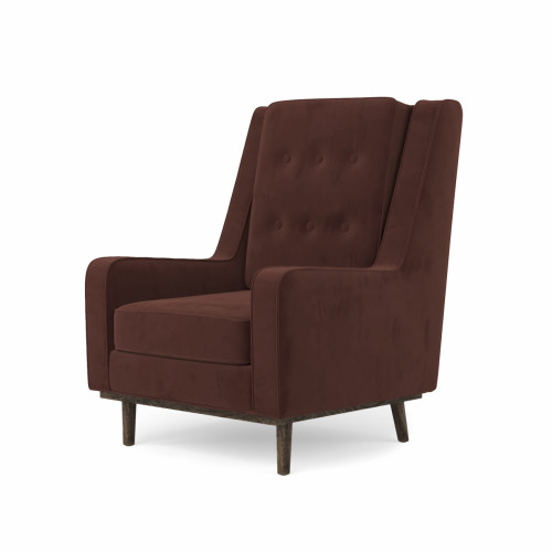 кресло scott, коричневое в Нижневартовске