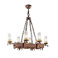 люстра 5034/6-03 v2096 от mm lampadari коричневая в Нижневартовске