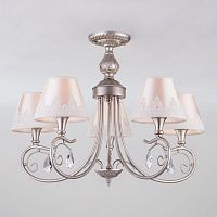 потолочная люстра eurosvet incanto 60069/5 серебро в Нижневартовске