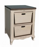 тумба узкая с двумя выдвижными ящиками поместье с узором в Нижневартовске