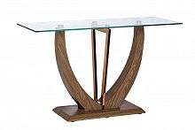 стол piano 127х46х75 см розовое золото, орех в Нижневартовске