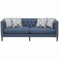 диван smog прямой голубой в Нижневартовске