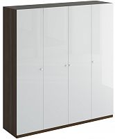 шкаф uno зеркальная поверхность коричневый в Нижневартовске