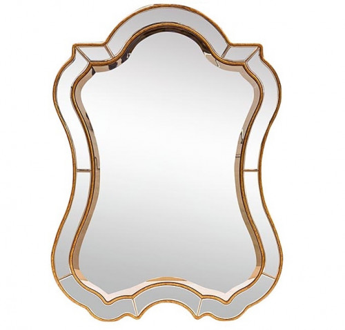 зеркало настенное фигурное в золотой раме в Нижневартовске