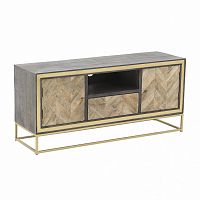 комод-тумба под тв коричневая с золотом в Нижневартовске