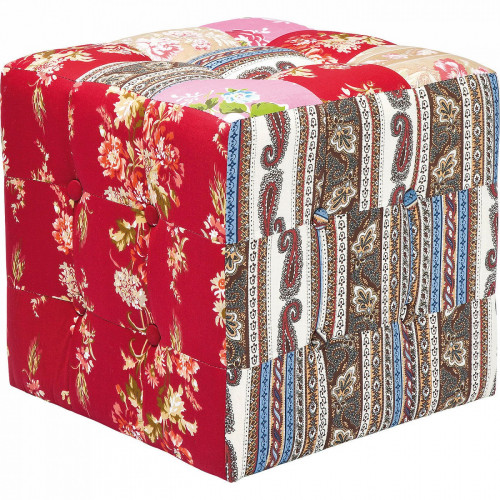 пуф patchwork красный в Нижневартовске