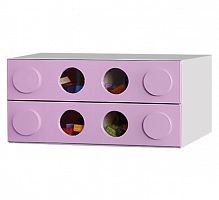 комод детский малый с 2 ящиками и декором леголенд в Нижневартовске