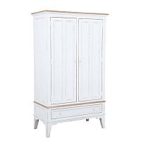 шкаф платяной двухдверный либерти с состариванием белый в Нижневартовске