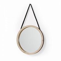 зеркало на ремне круглое деревянное gyda от la forma (ex julia grup) в Нижневартовске