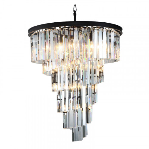 люстра helix 80 чёрная, прозрачная в Нижневартовске