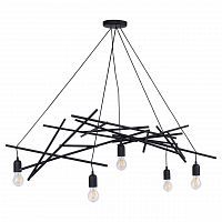 дизайнерская подвесная люстра spot light glenn 9222504 черная в Нижневартовске